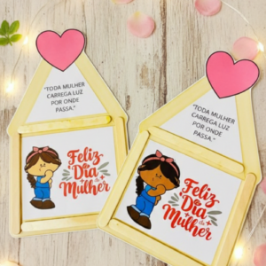 🌸 Cartão Interativo – Dia da Mulher