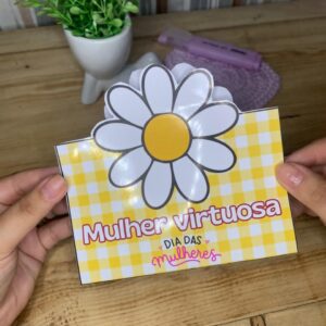 🌼 Porta Bombom – Dia das Mulheres